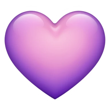 Corazón rosa claro tirando a morado sticker