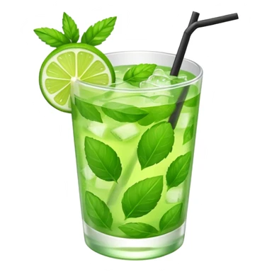 mojito emoji style sticker