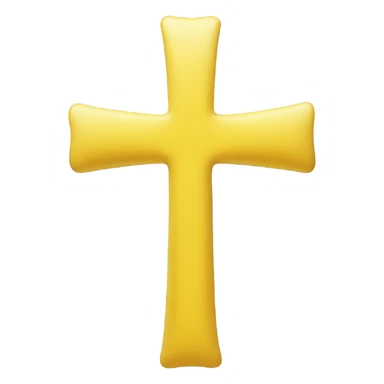 yellow cross sticker