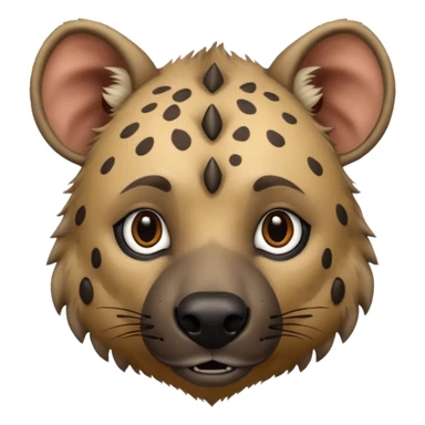 Hyena man sticker