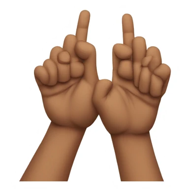 Yapping action with hands sticker