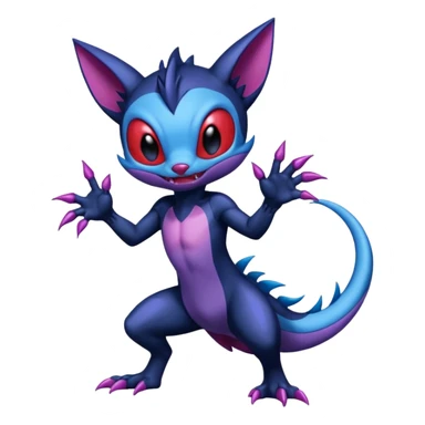 Venom-Stitch-Sneasel-fusion, full body sticker