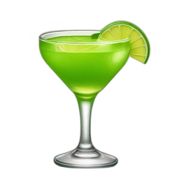 tequila shot with a single slice of green lemon sticker