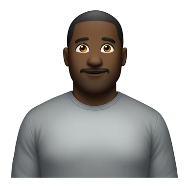 two big black men  sticker