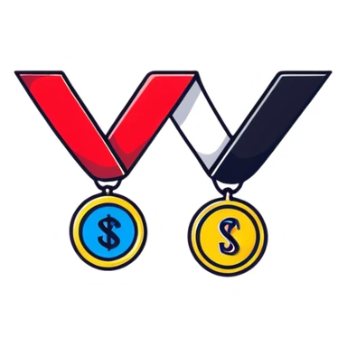 lifetime warranty badge with infinity symbol and medal ribbon sticker