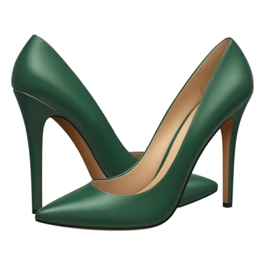 dark green pumps sticker