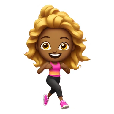 Zumba fitness sticker
