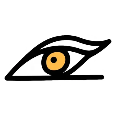 Ancient Egyptian Eye of Horus (Wadjet) symbol sticker