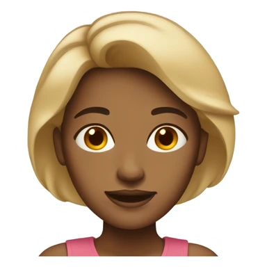 Medium skin tone woman “hello waiting for response” sticker