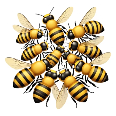 20 bees sticker