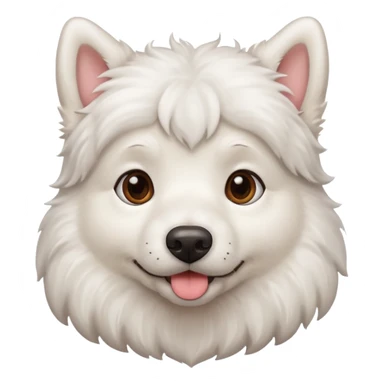 White dog name Coco sticker