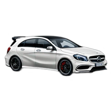 mercedes classe a AMG sticker