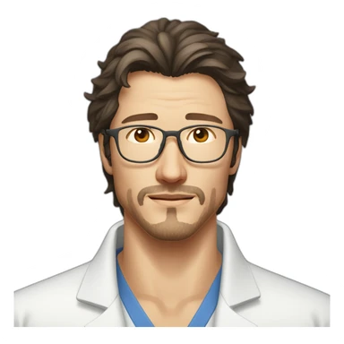 Marat Safin chinese glasses no facial hair engineer sticker