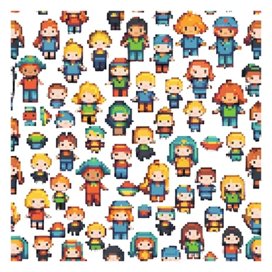 The Goonies group of kids, adventure movie characters sticker