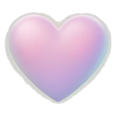 Heart-coloured-light-pastel-shade sticker