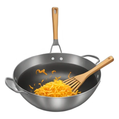 frying wok sticker