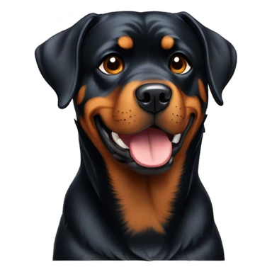 rottweiler dog sticker