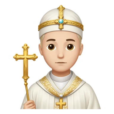 Lawful Human Priest sticker
