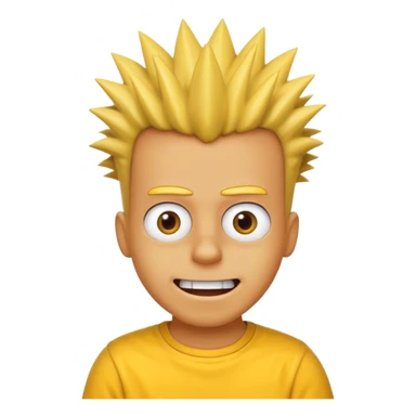 bart Simpson with yello shirt sticker