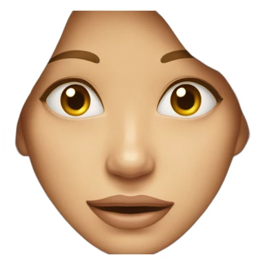 woman with gaps between her teeth sticker