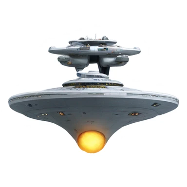 starship enterprise sticker
