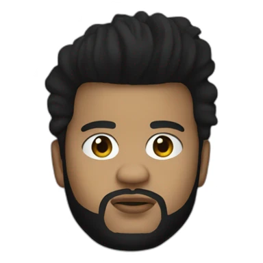 The weeknd chanteur sticker