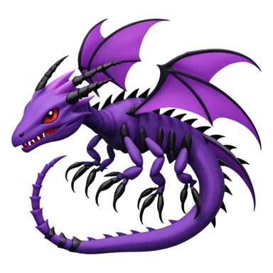 Skorupi-Drapion-Gligar-Pokémon-fusion (full body) sticker