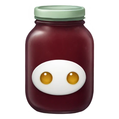 Jam jar sticker
