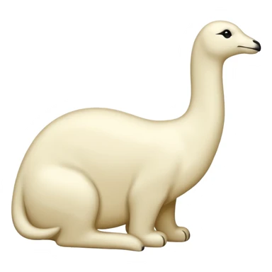 silhouette ivory sticker