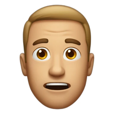 man suprised sticker