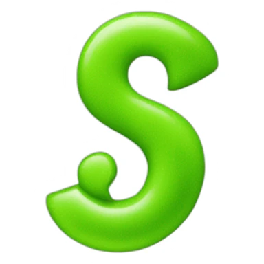 lime green number 7 sticker