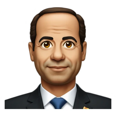 Abdel Fattah El-Sisi President of Egypt sticker