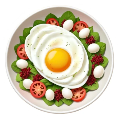 Egg, Labneh and Sumac Salad Bowl
 sticker