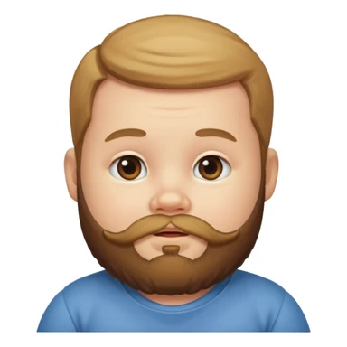 bearded baby sticker