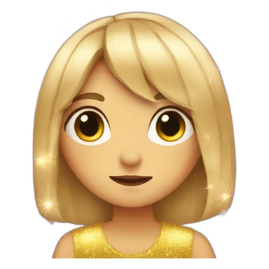 sos with sparkles sticker