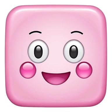 Pink square with 'OK' text sticker