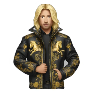 The Horse in the versace coat sticker