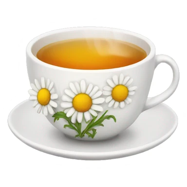 chamomile tea cup sticker