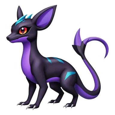 Salandit-Noivern-Umbreon-Hybrid (Full body) sticker