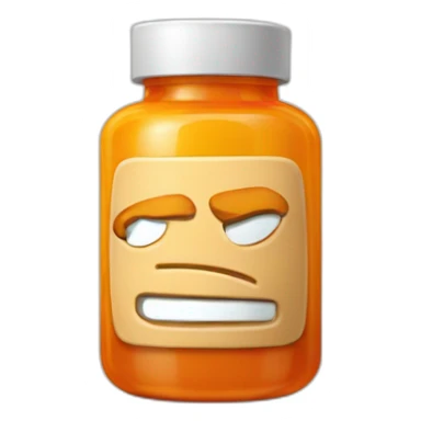 Flintstone vitamins in bottle sticker
