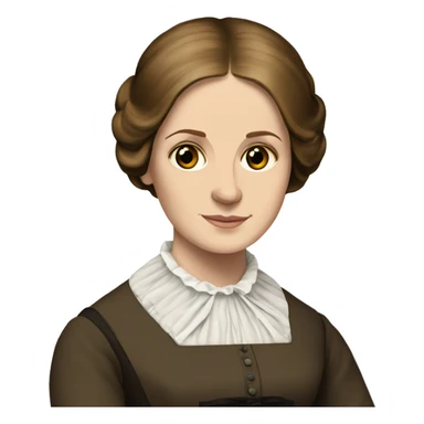 Charlotte Bronte sticker