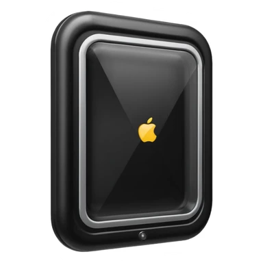 black riot shield with white RCR and rectangular viewing window in apple emoji style sticker