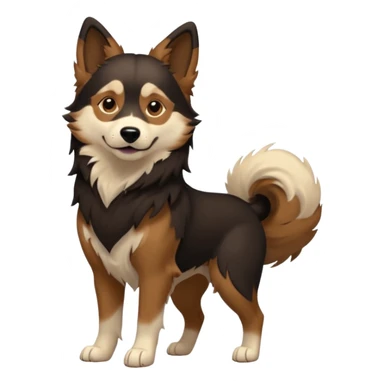 dog loki dynamic pose sticker
