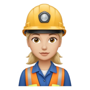 factory worker woman  sticker