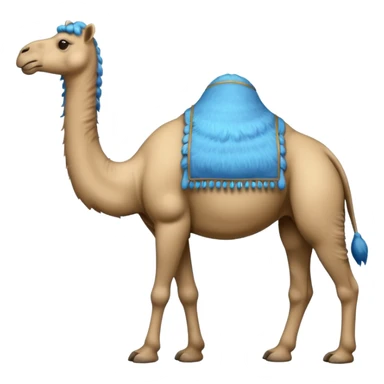 blue camel sticker