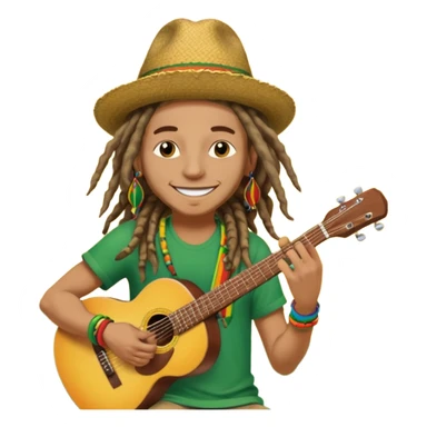 reggae without person sticker