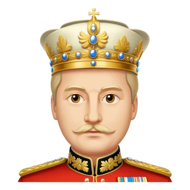 Emperor of the Russian Empire Nicholay II sticker