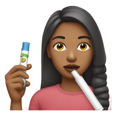 Chapstick being used  sticker