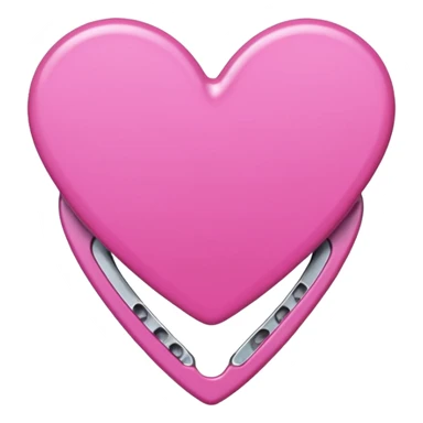 Pink Hair clips  sticker