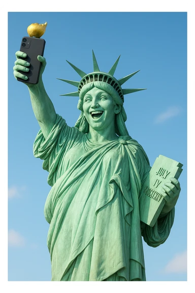 takes a selfie sticker